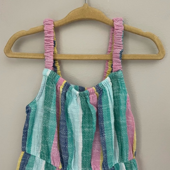 Cat & Jack Colorful Striped Dress 100% Cotton Size 3T - Picture 2 of 4